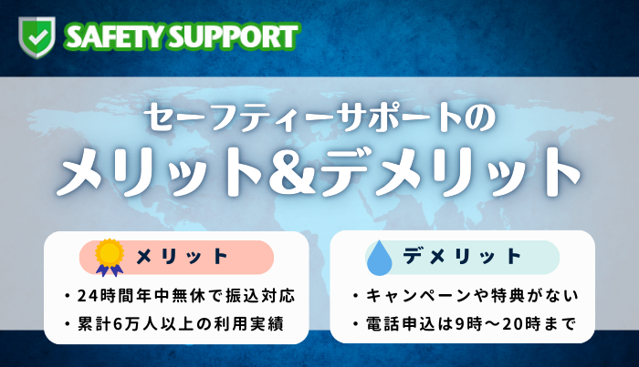 セーフティーサポートで現金化するメリット・デメリットは？