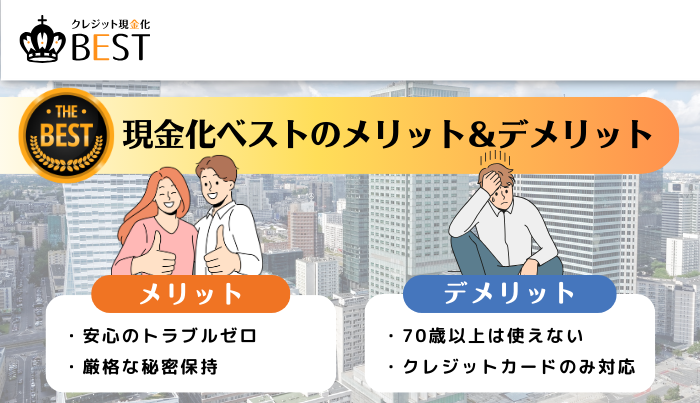現金化ベストで現金化するメリット・デメリットは？