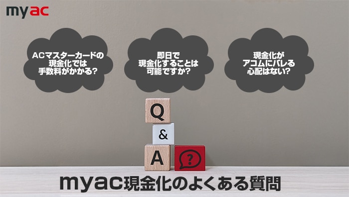 アコムマスターカード現金化のよくある質問